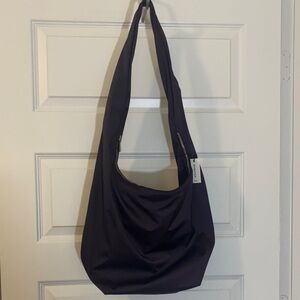 Babaton Aritzia Access Satin Bag Plum Hobo bag oversized deep purple large NWT